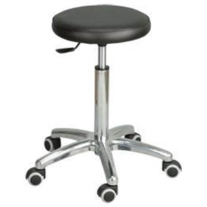 Tabouret Pneumatique 50cm/63cm Chrome avec Roulettes