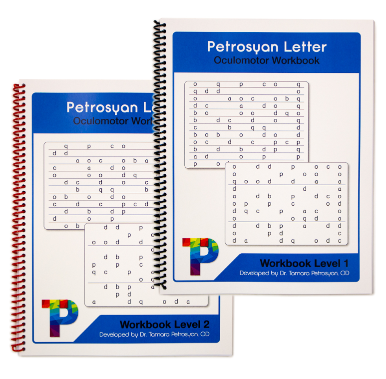 Petrosyan Letter Oculomotor Workbook - Level 1