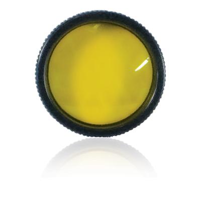 Filtre jaune pour lampe à fente
