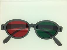 LUNETTES ROUGE VERT